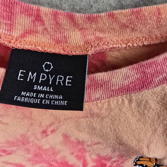 Empyre Small Tie-Dye T-Shirt With Butterfly & Skeleton Print - Picture 3 of 6